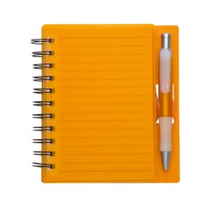 Caderno Plástico com Caneta - 11193