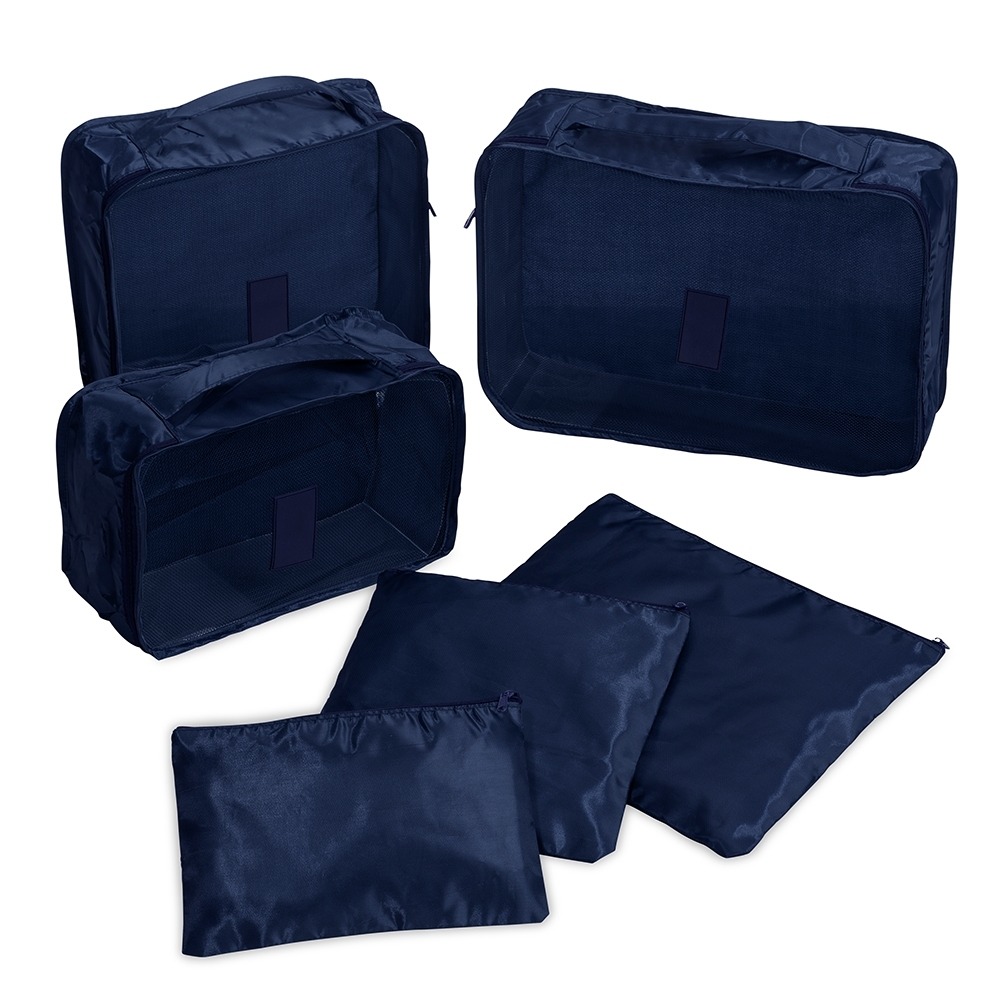 Kit Necessaires 6 Pecas AZUL 1 27018