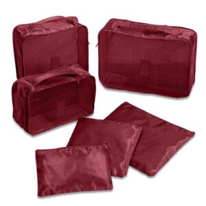 Kit Necessaires 6 Pecas VINHO 10391