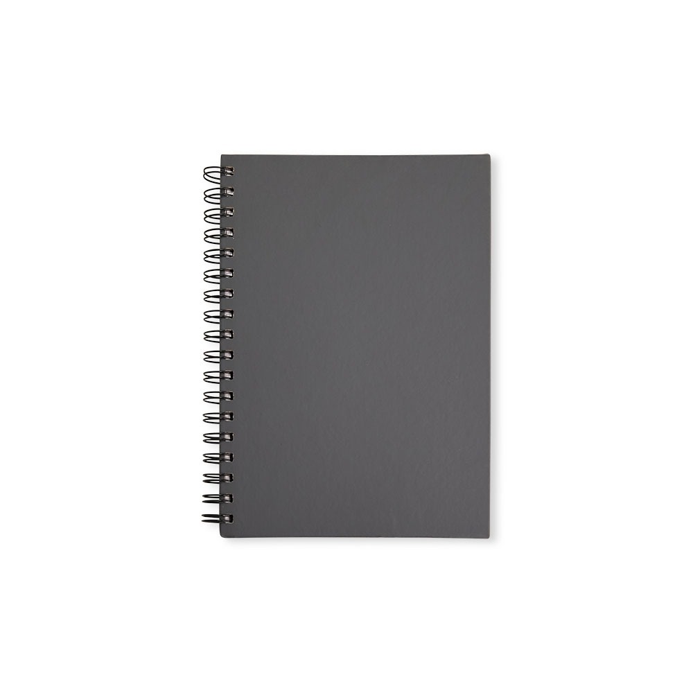 Caderno Emborrachado CINZA 24892