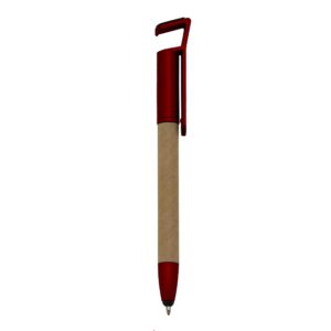 Caneta Ecologica Touch com Suporte VERMELHO 11874
