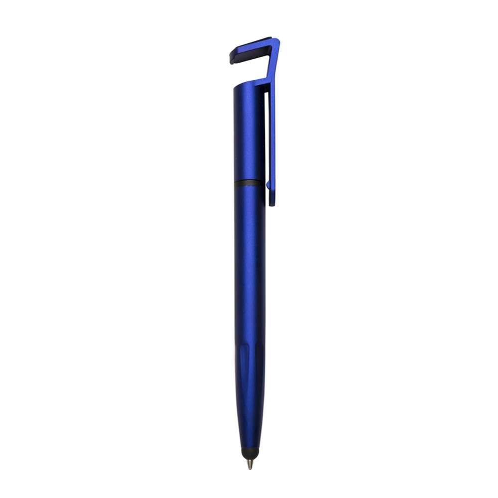 Caneta Plastica Touch com Suporte AZUL 3705