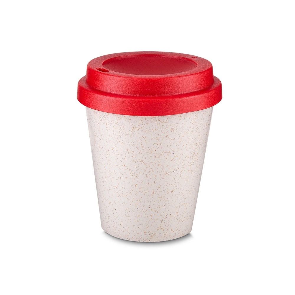 Copo Fibra de Bambu 350ml VERMELHO 12323