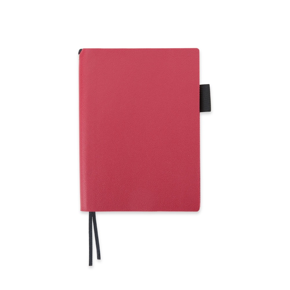 Caderneta Couro Sintetico A6 VERMELHO 22286