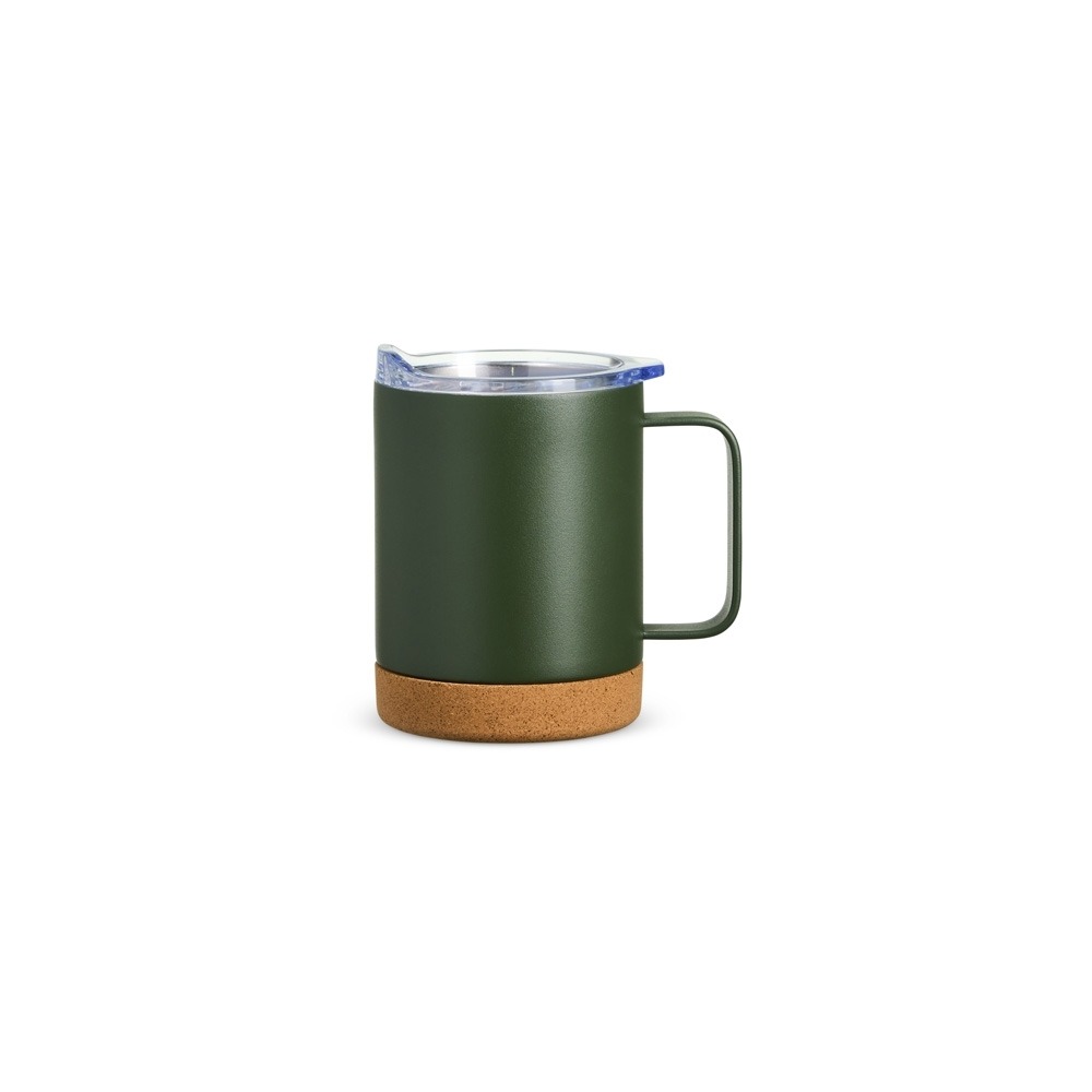 Caneca Termica com Cortica de 400ml VERDE 20700